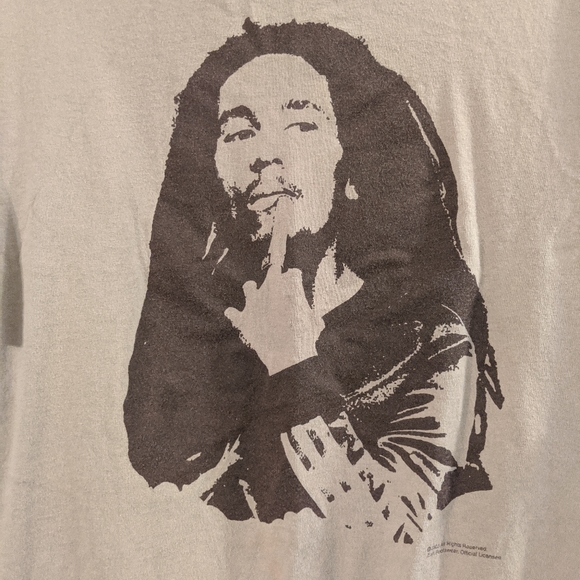 🎸 ZION Bob Marley Flipping Bird Shirt - Picture 3 of 6